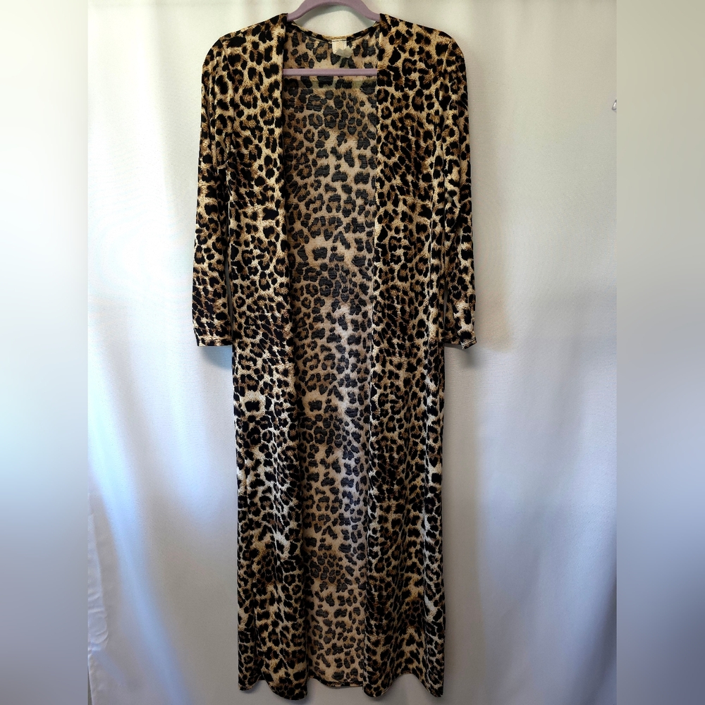 Leopard Print Cardigan